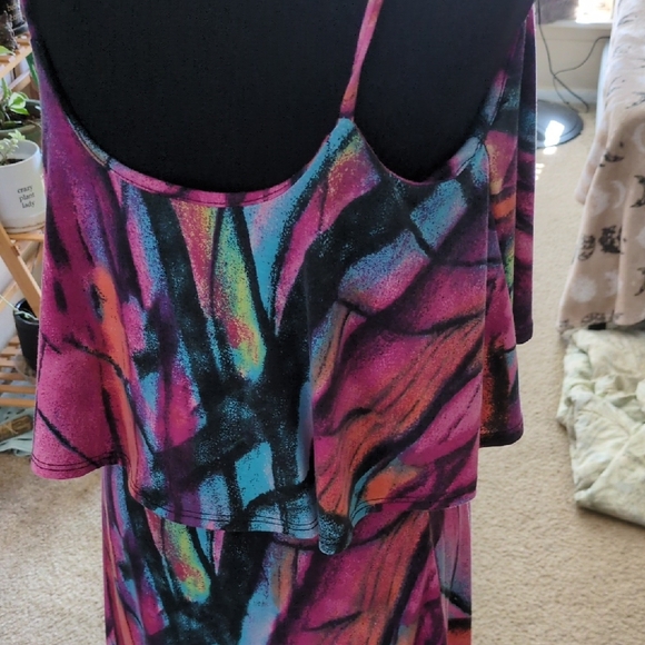 Copper Key Multicolor Abstract 2 Piece Top & Maxi Skirt Set - Picture 9 of 9